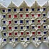 Dolls Quilt-Cathedral Window by Edyth Henry